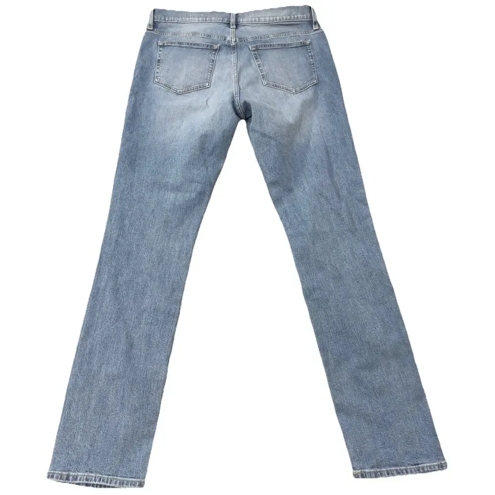 J.Crew‎ Mens Slim Signature Flex Jeans Light Wash Denim Blue 34x34 Stretch NWT